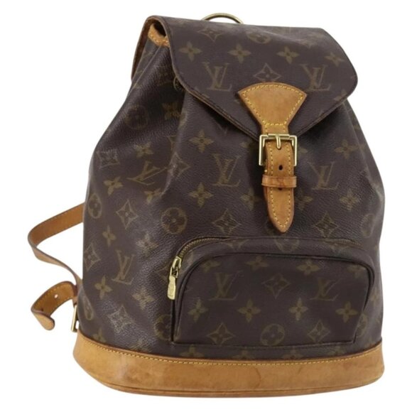 LOUIS VUITTON Monogram Montsouris MM Backpack M51136 LV Auth BA6252 - Picture 1 of 16